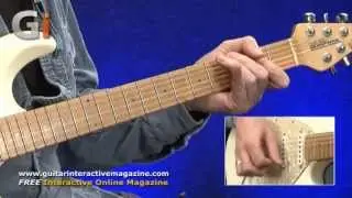 Stevie Ray Vaughan Texas Blues Style Guitar Performance With Jamie Humphries Guitar Interactive