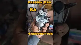 Passion Pro carburettor Passion Pro carborator short video#bike #modified #mechanic #splendor #viral