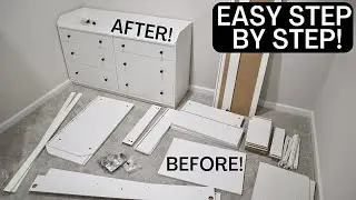 Как собрать комод IKEA Хауга с шестью ящиками!