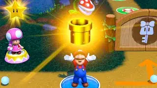 Mario Party Superstars - Mario vs Peach vs Rosalina vs Birdo 2 Players Versus Woody Woods Gameplay