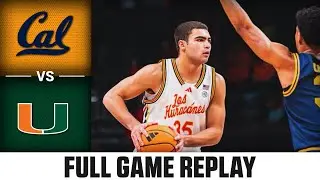 Cal vs. Miami Full Game Replay | 2025-26 ACC Men's Basketball