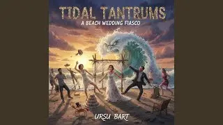 Runaway Bride on the Shore