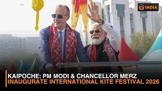 Kaipoche: PM Modi & Chancellor Merz inaugurate International Kite Festival 2026