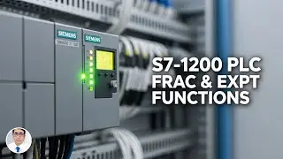 Siemens S7-1200 PLC: Mastering FRAC & EXPT Math Functions | TIA Portal Programming