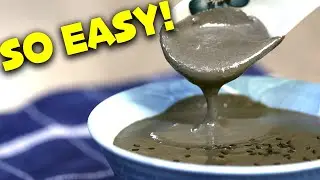 The Easiest Chinese Black Sesame Paste (Cheater's Version)