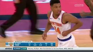 Allonzo Trier Goes Off in NBA Debut | New York Knicks | MSG Networks