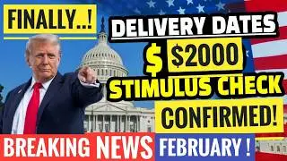 🔥$2000 Stimulus Checks💰ARRIVING Immediately or not??🎉+Social Security FEB Pay📈 SSI,SSDI?✅