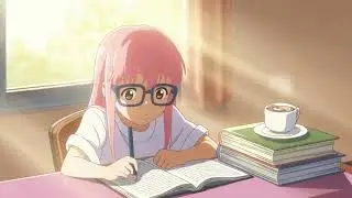 Lo-fi Studying Music; With cute anime Girl
