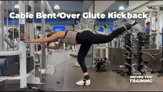 Cable Bent-Over Glute Kickback