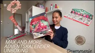MAX AND MORE ADVENTSKALENDER UNBOXING 2025 | Grwmmerle ✨🎀