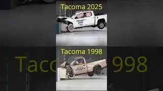 2025 Tacoma vs 1998 Tacoma crash test