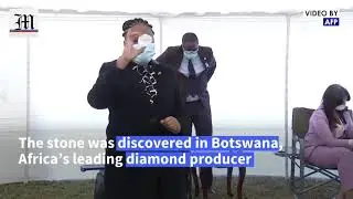 World's 'third largest' diamond found in Botswana