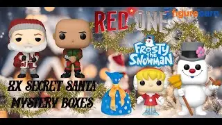 Opening 8 Secret Santa Mystery Boxes from Funko Europe | Red One | Frosty the Snowman Pop Unboxing!