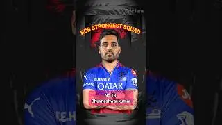IPL 2025: RCB 15 members squad| #ipl2025 #cricket #rcbsquad #rcb #ytshortsindia #trending #shorts