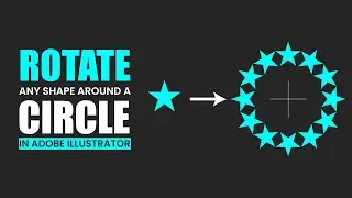 Adobe Illustrator Tutorial: Perfect Rotation Object | How to Use the Rotate Tool in Illustrator