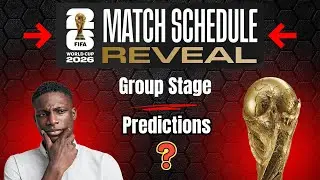 🔴 FIFA World Cup 2026 Schedule REVEALED! Full Group Stage Predictions & Winners