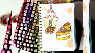 Sticker nasıl yapılır?🩷Sevimli sticker yapım videosu 🌺 DIY Paper Activities