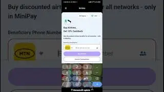this is how to get your free 100 naria airtime in minipay app #minipay #airtime