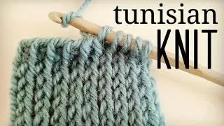 How to crochet Tunisian Knit Stitch (TKS) | tunisian crochet tutorial ♥ CROCHET LOVERS