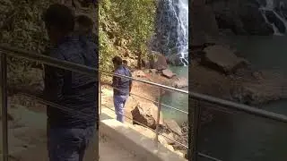 😍beautiful water fall😱🥰#uski water fall🥰#waterfall