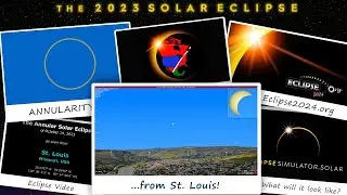The Annular Solar Eclipse of October 14, 2023 from St. Louis, MO