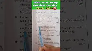 Crack NEET 2024 with NCERT Botany Practice,😊😊💯🎯