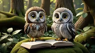 Two Baby Owls Learn to Read + More Nursery Rhymes & Kids Songs