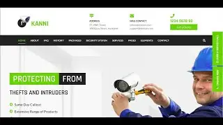 Kanni &mdash; тема WordPress для домашней автоматизации, тема для служб видеонаблюдения и безопасности