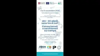 Corso &ldquo;Gli alieni sono tra di noi! Conosciamoli e cerchiamoli sul campo&rdquo; del 4 novembre 2025