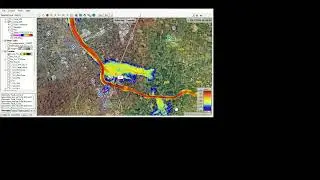 Estudio de inundabilidad 2D con HEC RAS. Desembalse Presa de  Forata de 1800m3 durante 6h