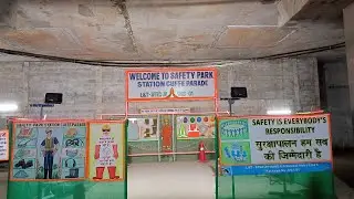 Best Safety Park in Construction site. Mumbai metro, Station Cuffe parade