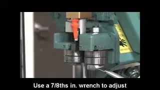 F 16 1A CNC Blade Guide Adjustment