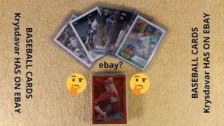 KRYSDAVAR has BASEBALL CARDS on EBAY | HERE's WHAT's THERE now | Why Not? 🤷&zwj;♂️