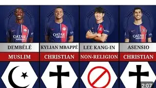 Religion Of Psg Squad 2024। New Video। Muslim And Christian। FC THUNDERBOLTS।