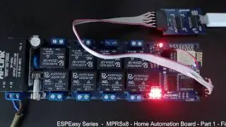 MPRSx8 - Home Automation DevBoard - ESPEasy Firmware upload - P1