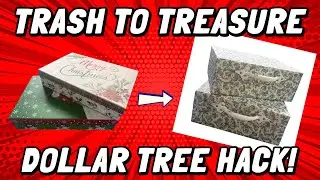 Невероятный способ повторного использования старых коробок из магазина Dollar Tree! Полезное реше...