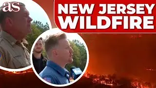 New Jersey WILDFIRE Threatens 1,300 HOMES, Burns Through THOUSANDS of ACRES