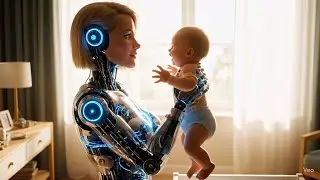 RoboNanny 2025 &ndash; Full Day With Humanoid Robot Nanny Taking Care of Baby