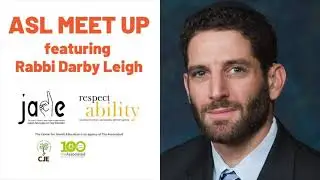 Rabbi Darby Leigh Speaks at Center for Jewish Education ASL Meet Up