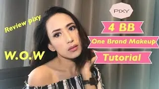 Pixy 4BB review | one brand makeup turorial (makeup lokal rasa internasional)