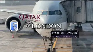 Qatar Airways 777-300ER в Лондон | Qsuite / Бизнес-класс