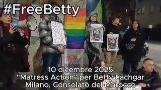 Vi porto con me alla Mattress Action a Milano per Betty Lachgar. #freebetty #vlog