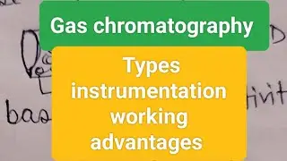 Gas Chromatography ~types, advantages, working , instrumentation M.Sc. inorganic chemistry #pgexams