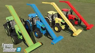 WORLD OF COLORS ! EASY SILAGE LOADING WİTH COLORED BELT TOOLS ! Farming Simulator 22
