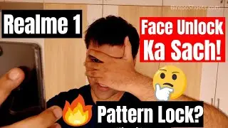 Oppo realme 1 Face unlock different situations, Pattern Lock Demo | Hindi | BintooShoots