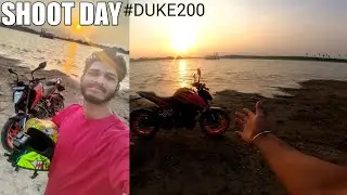 DUKE BIKER-Shoot day❤️&zwj;🔥🤯 Moody sunset ⚡#tamil #hlonanba #vlog