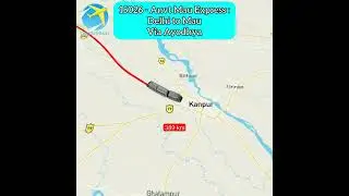 Anvt Mau Express : Delhi to Ayodhya to Mau || #shorts #train #delhi #ayodhya #ram #rammandir #up
