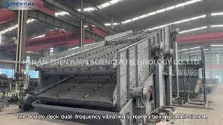 #Double Deck Dual-Frequency Vibrating Screen