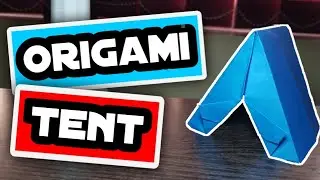 how to make an origami tent || tutorial