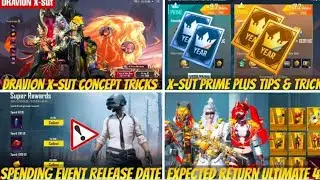 NEXT DRIEEN -X SUIT RELEASE DATE BGMI//UC SPENDING EVENT// PRIME PLUS PURCHASE DATE//3.9 UPDATE//